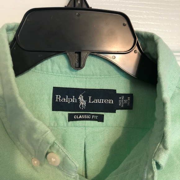 Polo by Ralph Lauren mint green button down - Picture 3 of 5